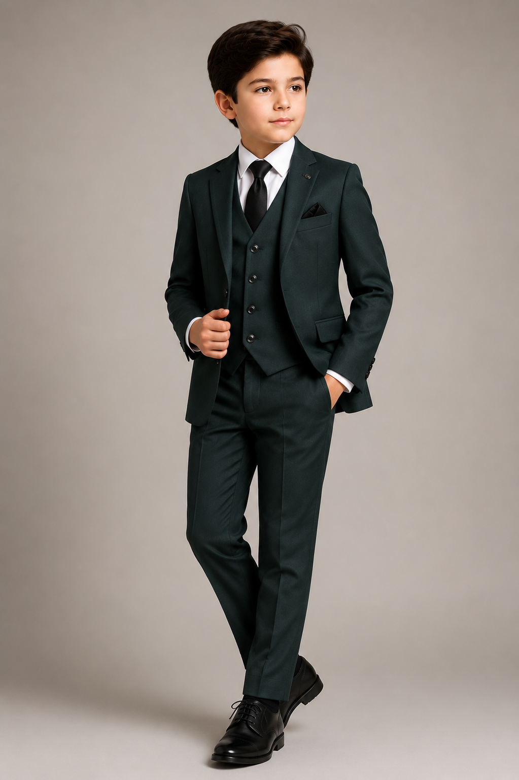 Boys 3-Piece Bespoke Suit — Stylish