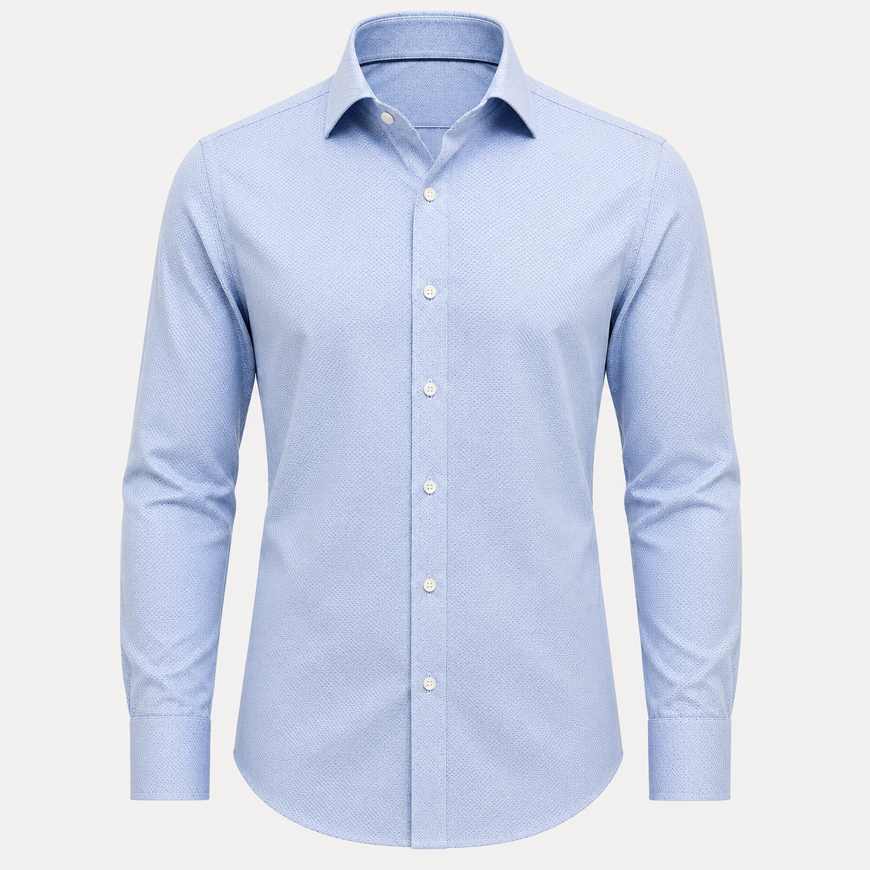 Men's Bespoke Light Blue Shirt 2
