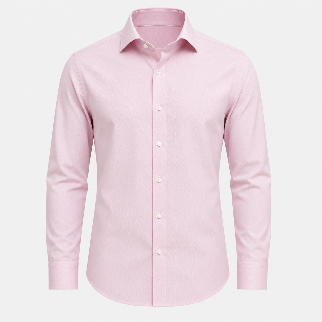 Men's Bespoke Pastel Pink Shirt