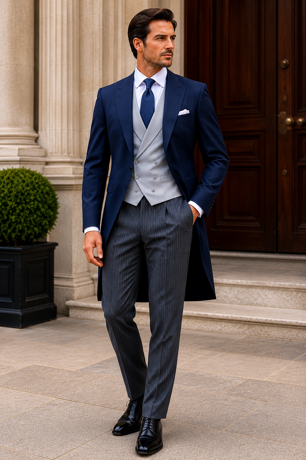 Men's Morning Suit — Grand Entrance — Shaniel Bespoke Tailor