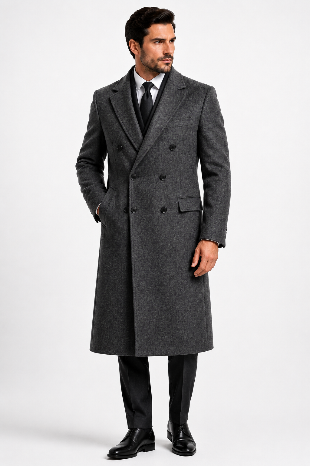 Men's Overcoat - Confident Elegance