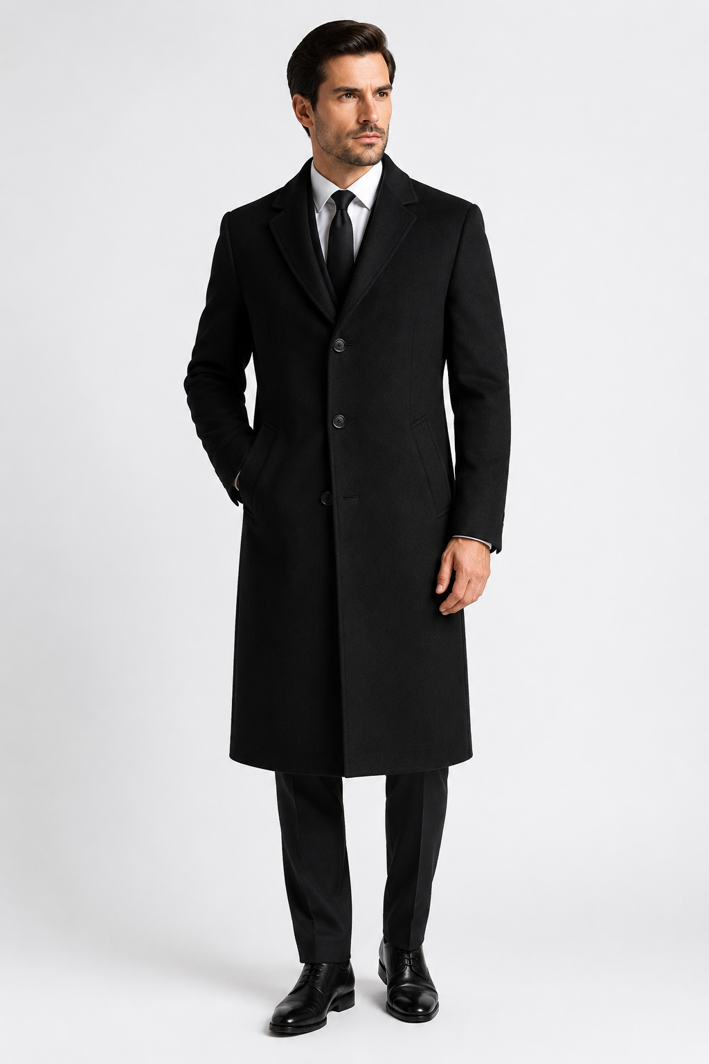 Men's Overcoat - Modern Formal Studio