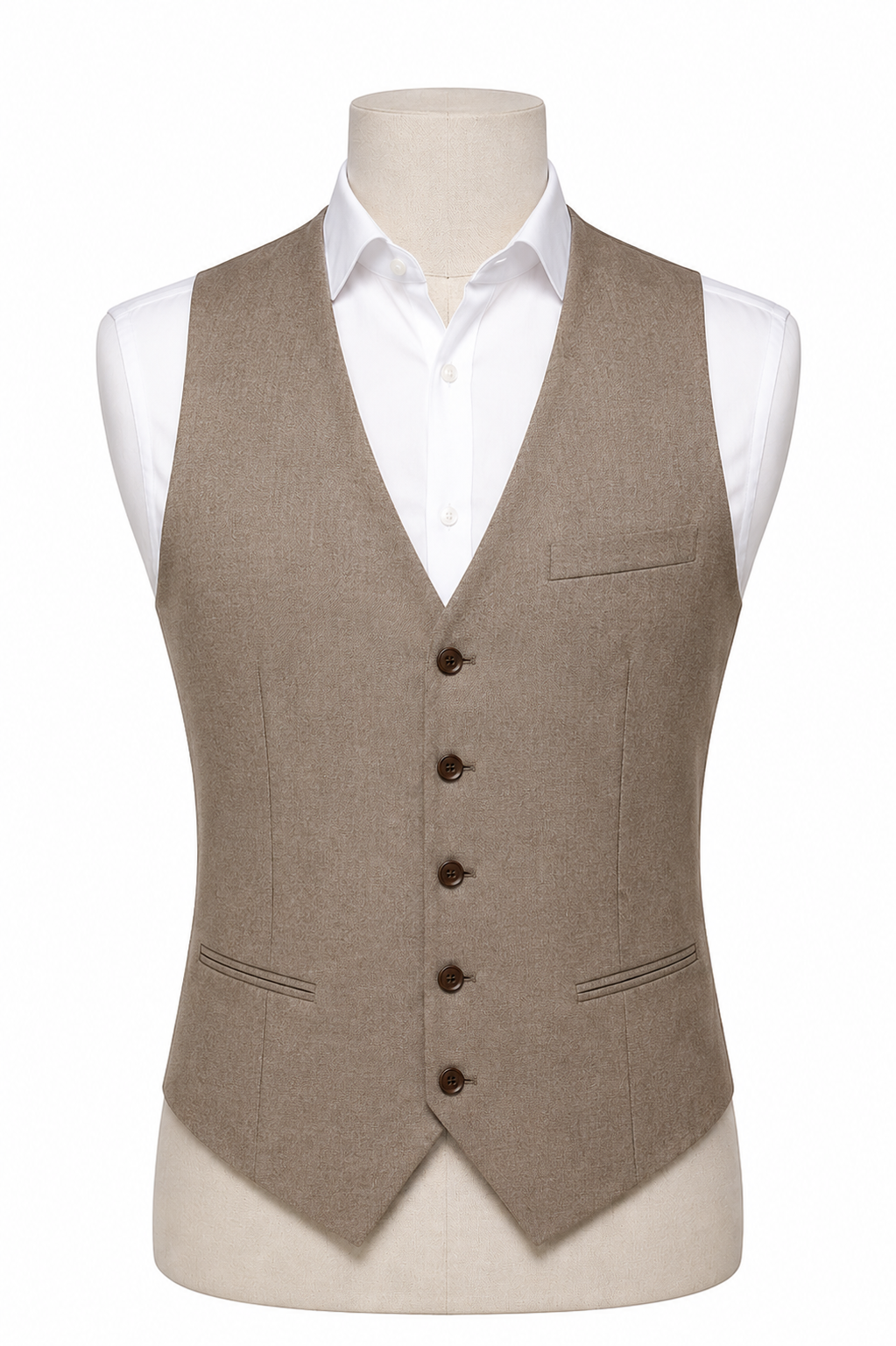 Men's Waistcoat — Neutral Mannequin