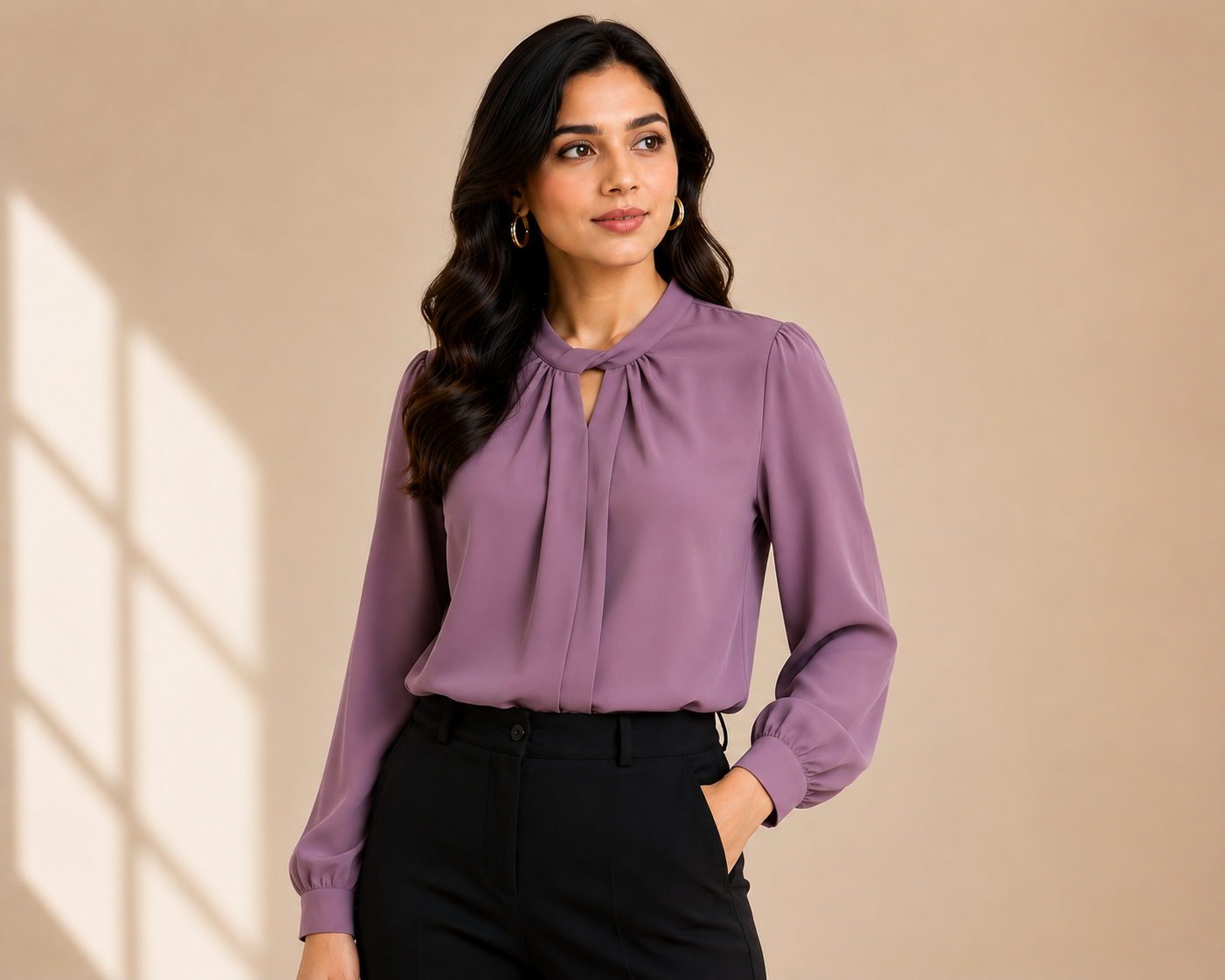 Women's Poised Soft Light Blouse