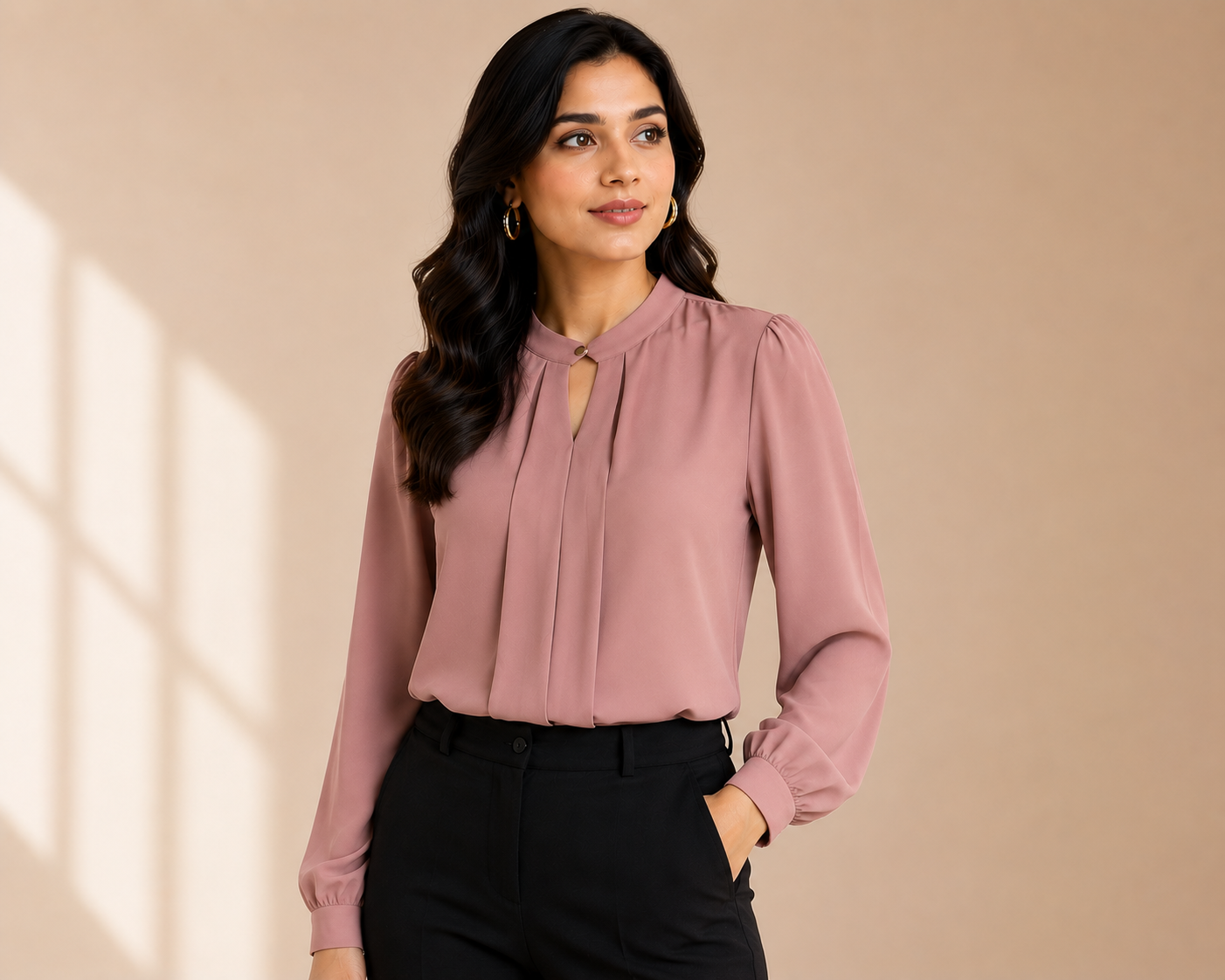 Women's Professional Warm Blouse